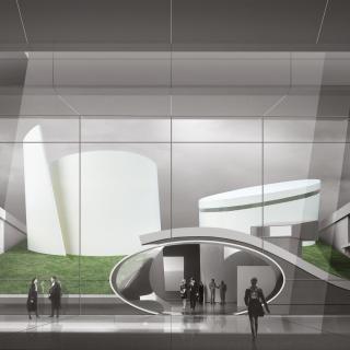 Perspective du Palais de Justice de Laval